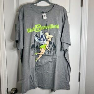 NWT. Walt Disney World gray t-shirt size 3XL. featuring Tinker Bell.